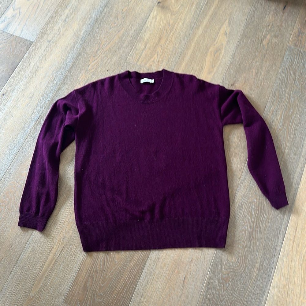A.L.C. purple cross back  sweater size Small
